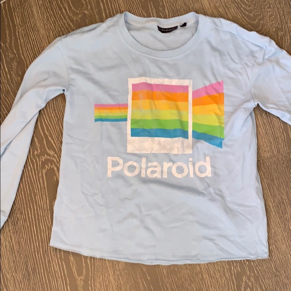 A cute comfy polaroid long sleeve shirt